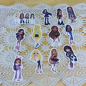 Bratz Stickers for crafts, lockers, backpacks,  scrapbooks